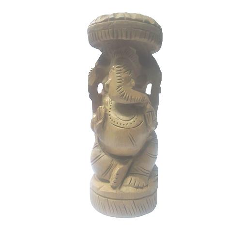 WOODEN GANESH JI